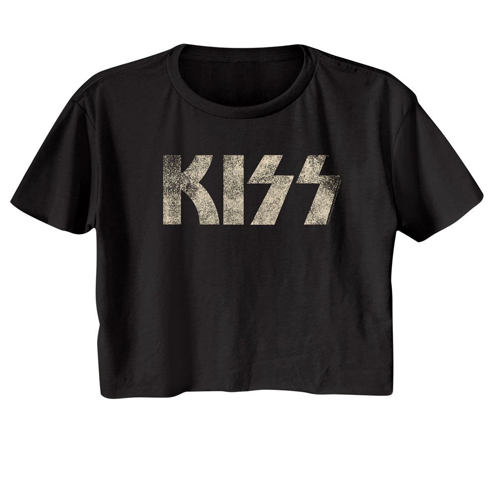 Kiss Logo Ladies Crop Top