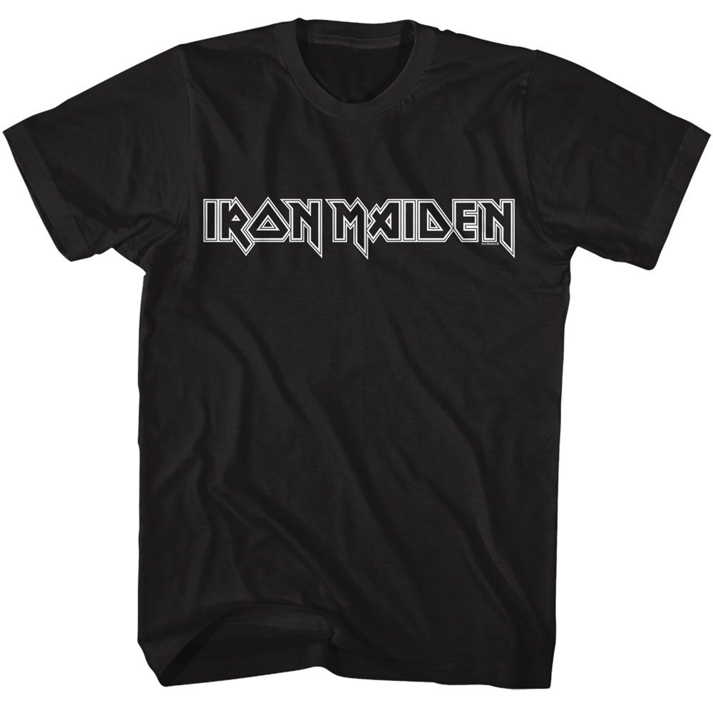 Iron Maiden White Line Logo Official T-Shirt