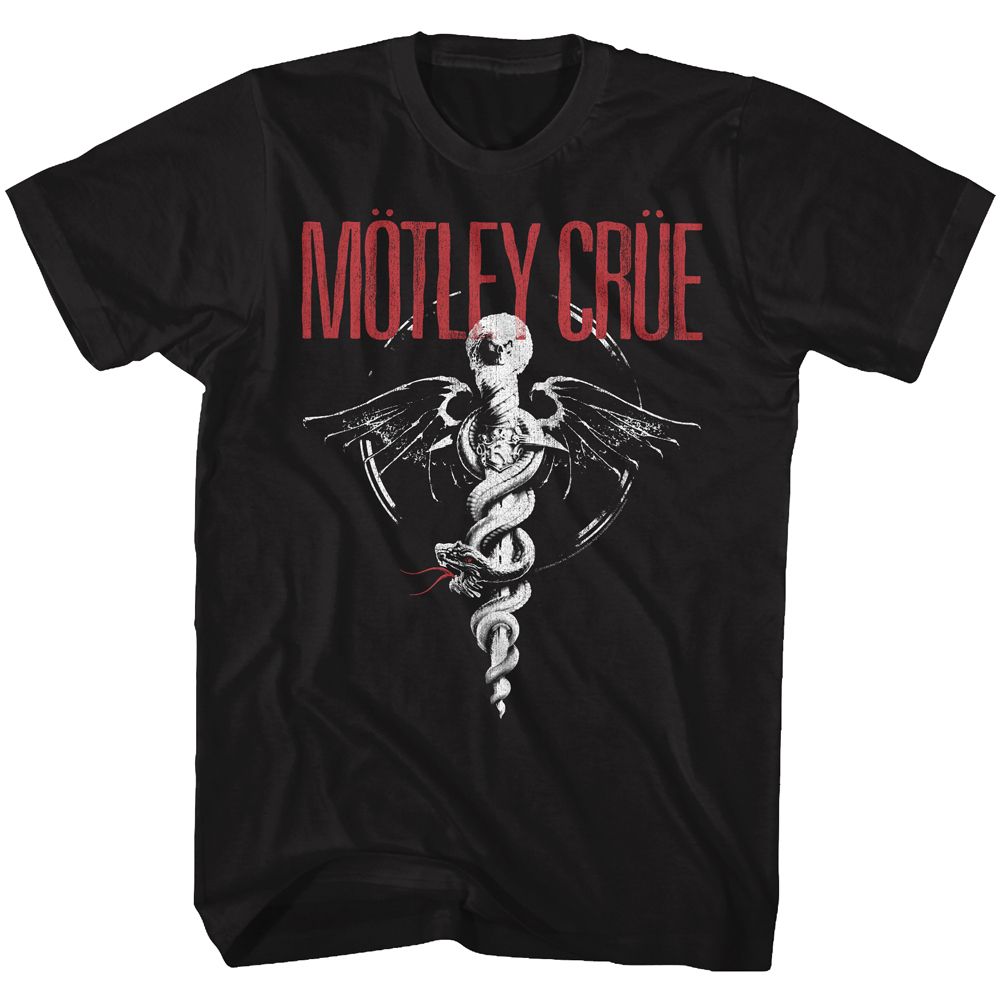 Motley Crue Dr Feelgood Red Logo T-Shirt