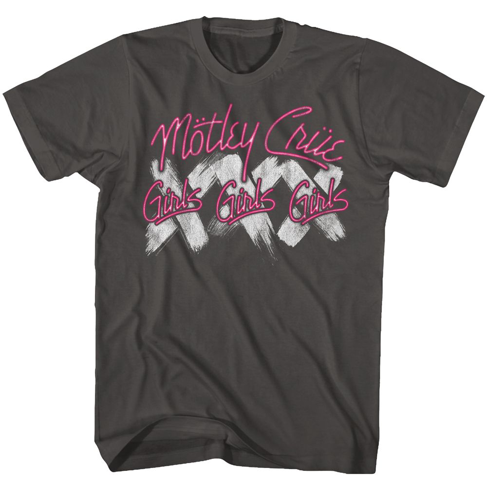 Motley Crue World Tour Girls Girls Girls T-Shirt