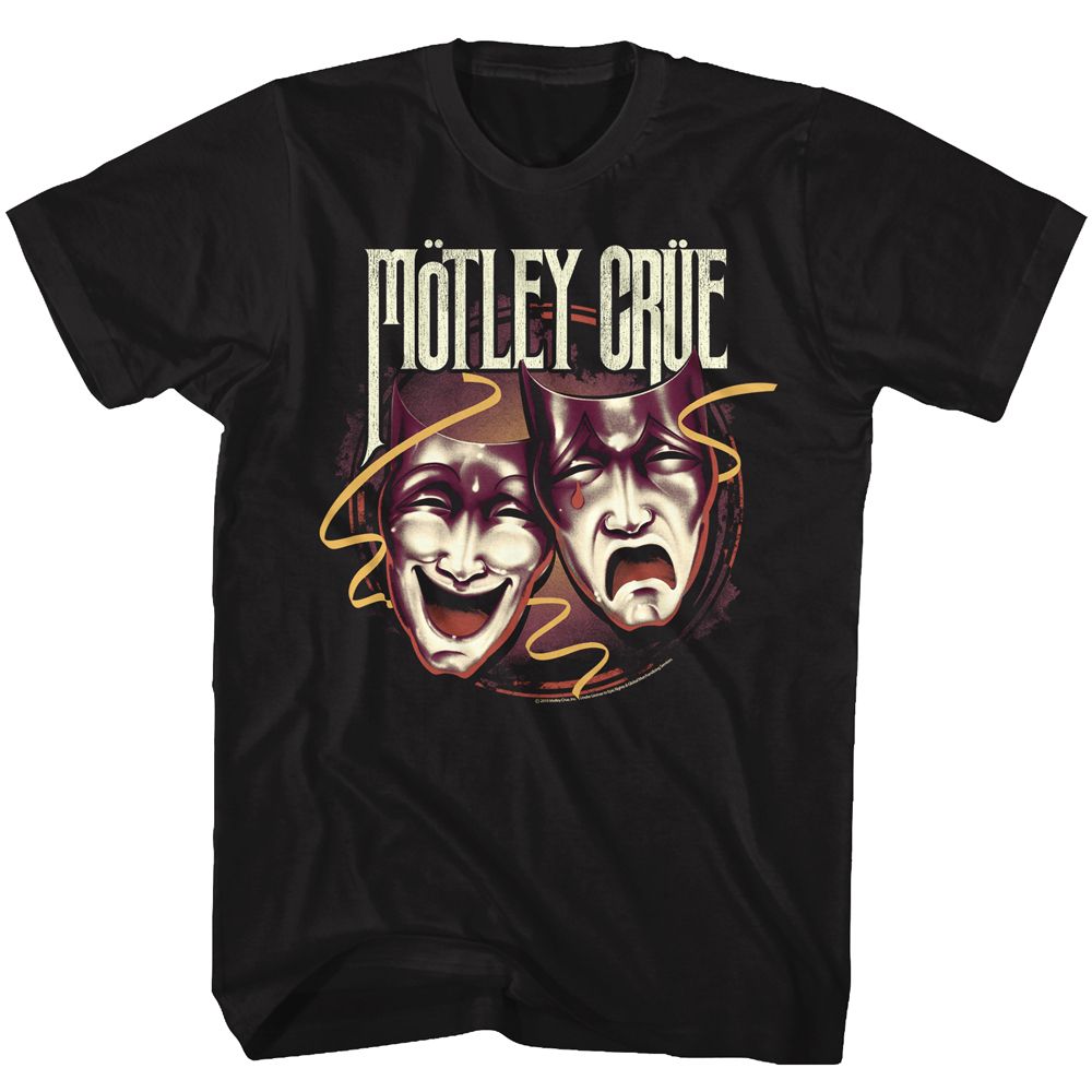 Motley Crue Drama Masks T-Shirt