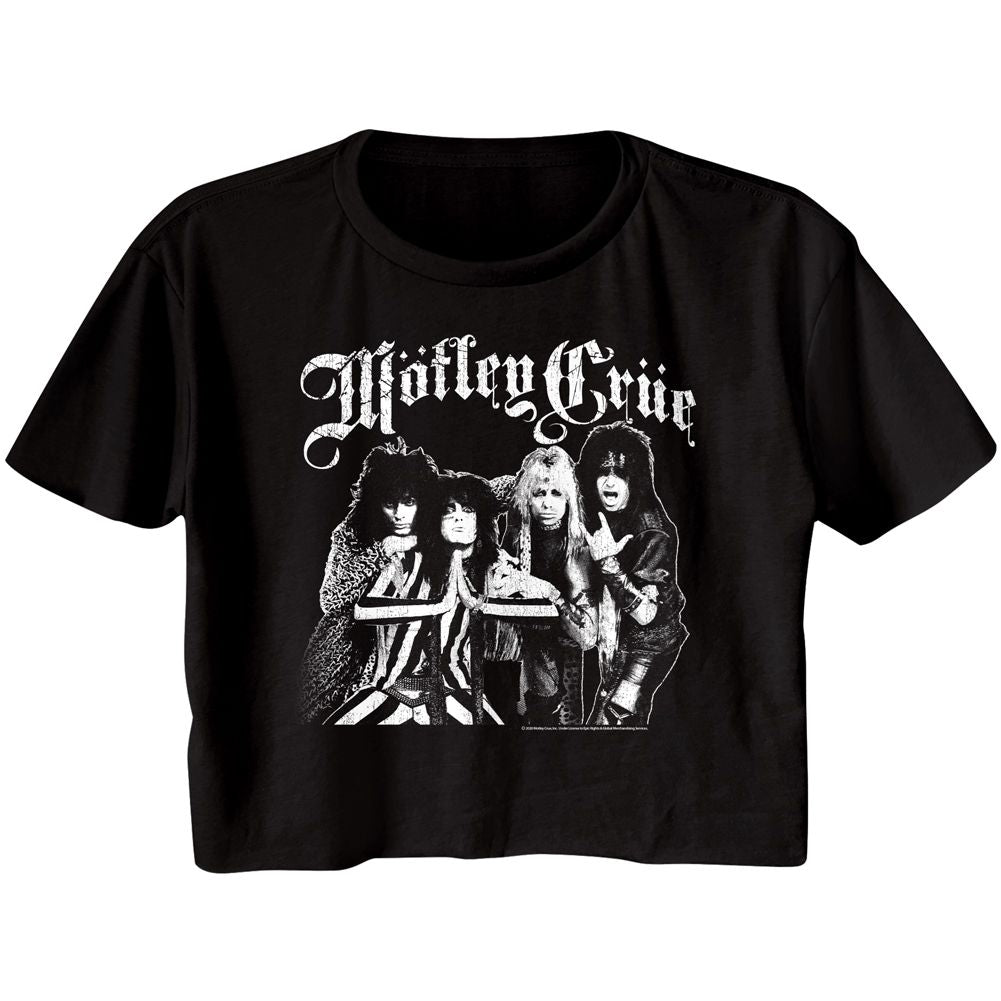 Motley Crue Crue Crew Ladies Crop Top