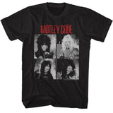 Motley Crue Shout Album Black & White T-Shirt
