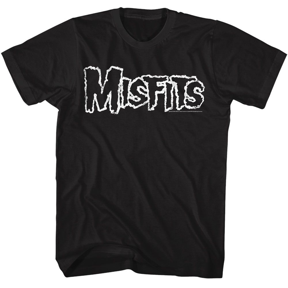 Misfits Logo Black Official T-Shirt