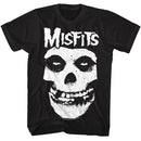 Misfits Skull With Logo Black T-Shirt