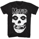 Misfits Skull With Logo Outline Official T-Shirt