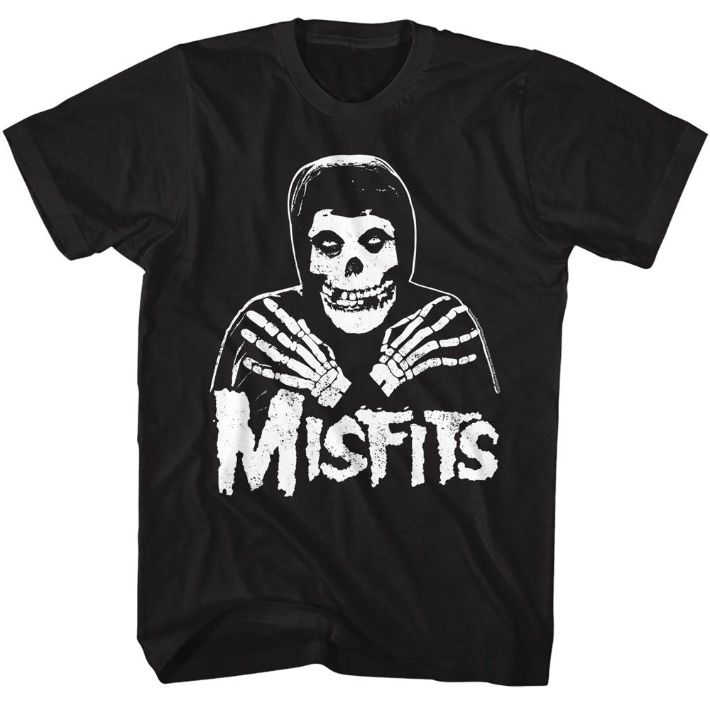 Misfits Skull Crossed Arms Black T-Shirt