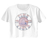 Pink Floyd Sketch Prism Circle Ladies Crop Top