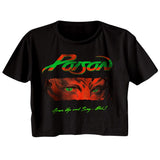 Poison Open Up And Say Ahh Ladies Crop Top