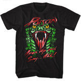 Poison Poison Snake Open Up T-shirt