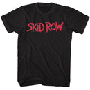 Skid Row Distressed Red Logo T-shirt