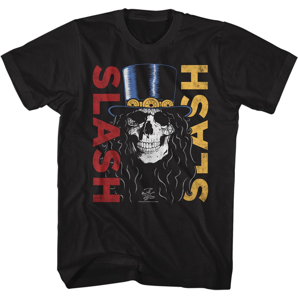 Slash Double Slash Skull T-Shirt