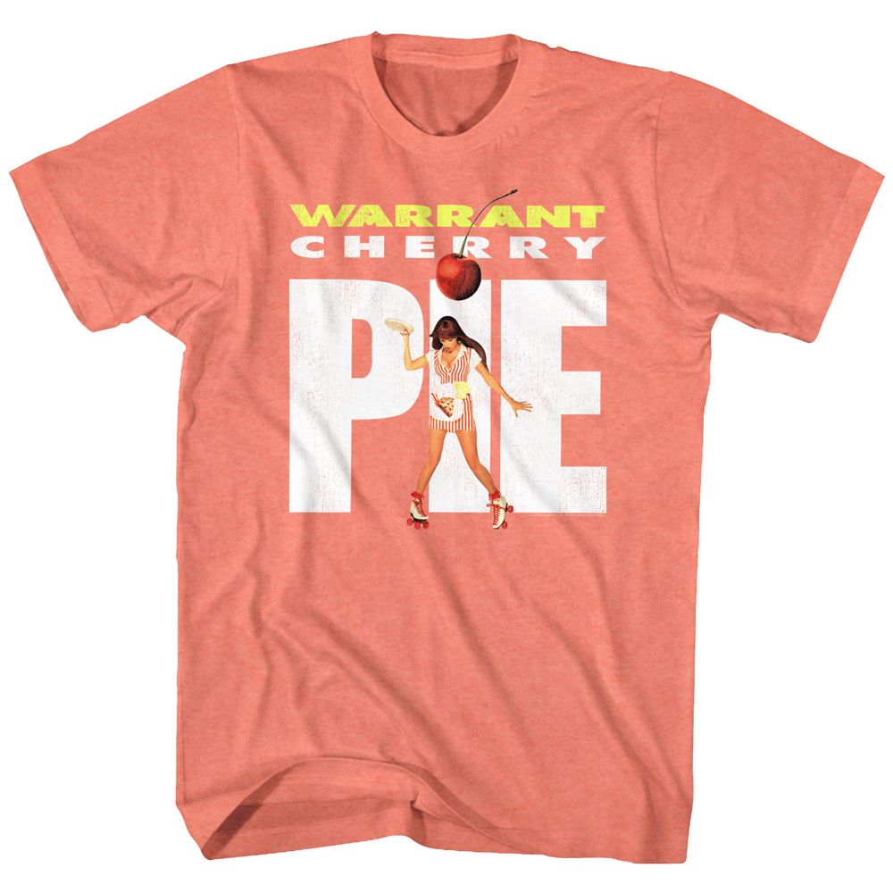 Warrant Cherry Pie Coral Heather T-Shirt