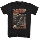 ZZ Top Hombres On The Tracks Official T-shirt